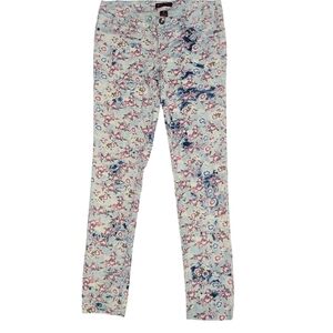 BLUE SPICE floral jeans with tie dye 7